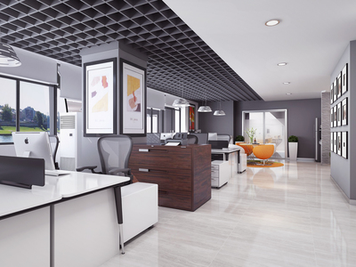 武漢朗晟工程咨詢公司辦公室裝修設(shè)計